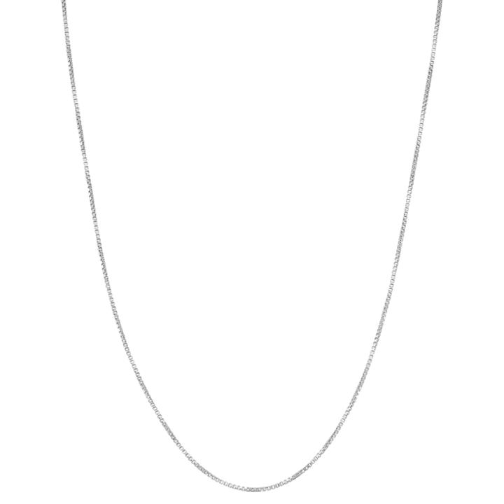 Junior Jewels Kids' Sterling Silver Box Chain Necklace, Size: 13, Grey