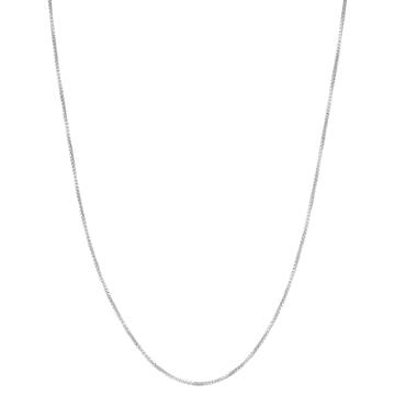 Junior Jewels Kids' Sterling Silver Box Chain Necklace, Size: 13, Grey