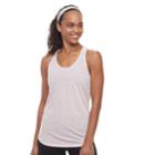 Women's Petite Tek Gear&reg; Racer Back Tank, Size: M Petite, Lt Purple