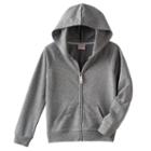 Girls 4-10 Jumping Beans&reg; Glitter Hoodie, Girl's, Size: 4, Med Grey