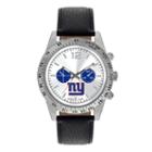 Men's Game Time New York Giants Letterman Watch, Black