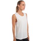 Women's Spalding Basketball Vertical Logo Graphic Tank, Size: Small, White