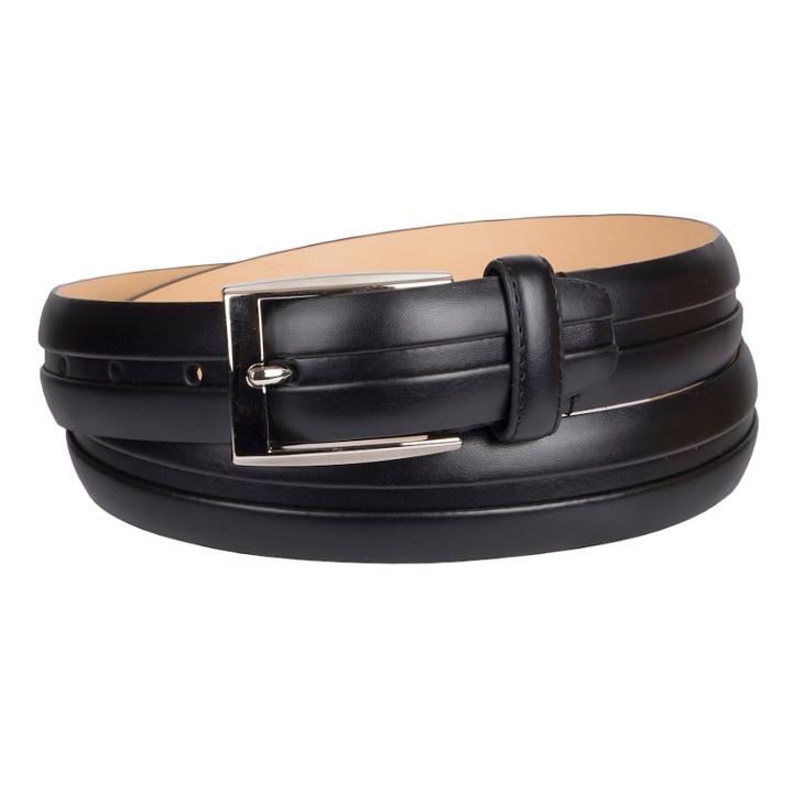 Men's Croft & Barrow&reg; Feather Edge Center Welt Belt, Size: 40, Black