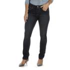 Petite Lee Faith Modern Fit Skinny Dream Jeans, Women's, Size: 12 Petite, Dark Blue