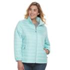 Plus Size Zeroxposur Karina Puffer Jacket, Women's, Size: 3xl, Crystal