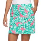 Women's Loudmouth Golf Banana Beach Skort, Size: 16, Brt Pink