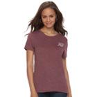 Juniors' Girl Power High-low Graphic Tee, Size: Medium, Drk Purple