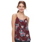 Juniors' Pink Republic Layered Camisole, Size: Large, Red