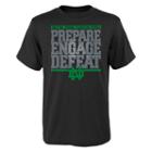Boys 8-20 Notre Dame Fighting Irish Preparation Performance Tee, Boy's, Size: L(14/16), Black