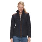 Women's Weathercast Quilted Side-stretch Jacket, Size: Xl, Blue