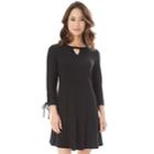 Juniors' Iz Byer Ruched Cutout Sweaterdress, Teens, Size: Xs, Black