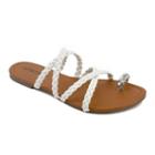 Olivia Miller Sanza Women's Sandals, Girl's, Size: 6, White