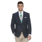 Big & Tall Chaps Pattern Classic-fit Sport Coat, Men's, Size: 54 Reg, Blue (navy)