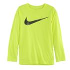 Boys 8-20 Nike Training Swoosh Tee, Size: Large, Drk Yellow