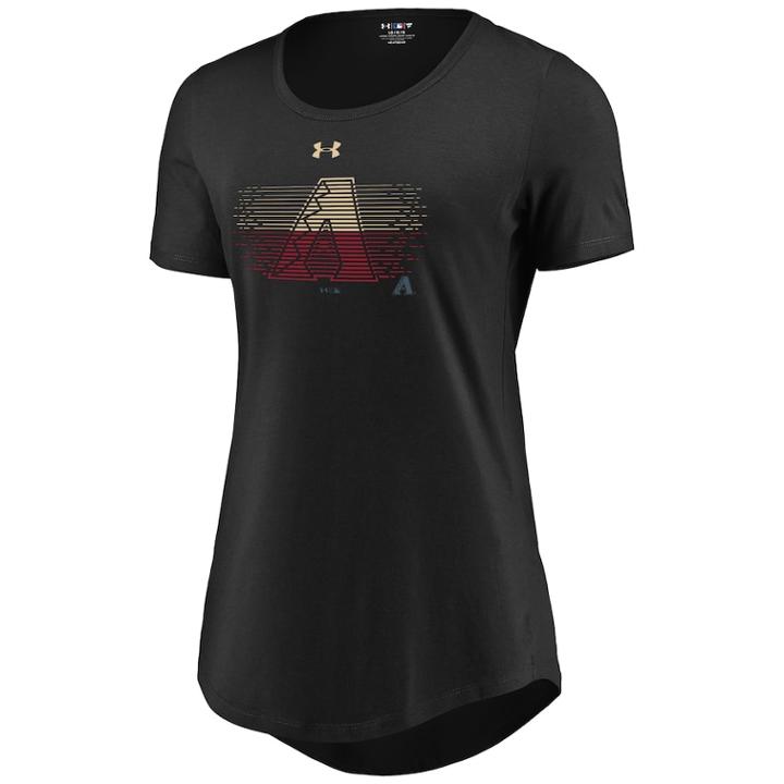 Women's Under Armour Arizona Diamondbacks Caught Looking Tee, Size: Medium, Oxford