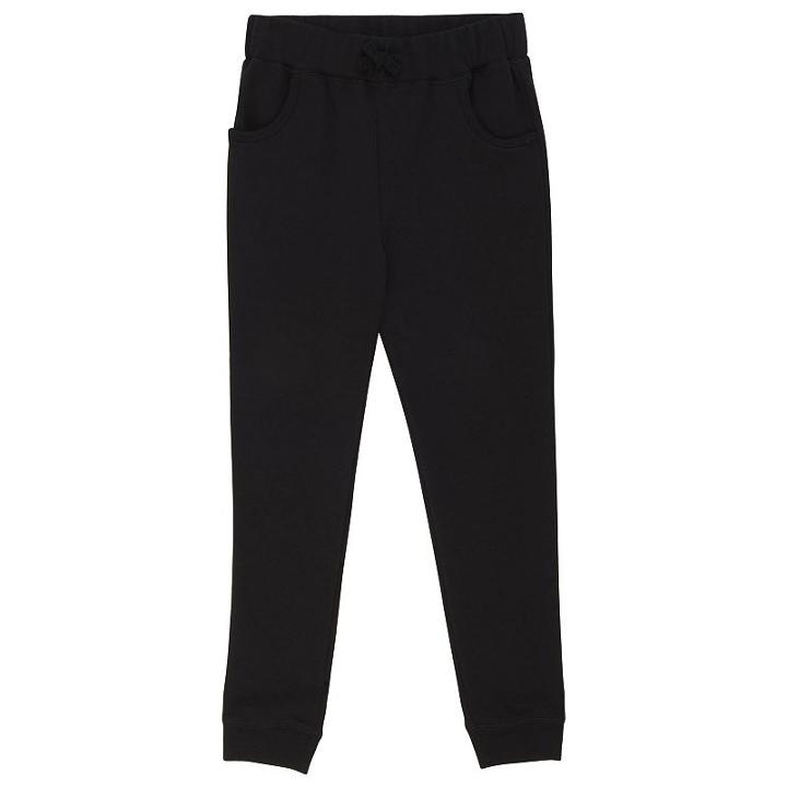 Girls Plus Size French Toast Fleece Jogger Pants, Girl's, Size: 14-16 Plus, Black