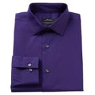 Men's Marc Anthony Slim-fit Non-iron Stretch Dress Shirt, Size: 17-34/35, Drk Purple