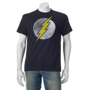 Men's The Flash Tee, Size: Large, Black