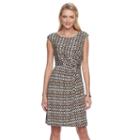 Women's Dana Buchman Twist-front Dress, Size: Xl, Lt Beige