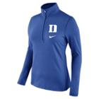 Women's Nike Duke Blue Devils Tailgate Quarter-zip Top, Size: Large, Dark Blue