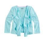 Girls 4-10 Jumping Beans&reg; Open Front Cardigan, Size: 6, Turquoise/blue (turq/aqua)
