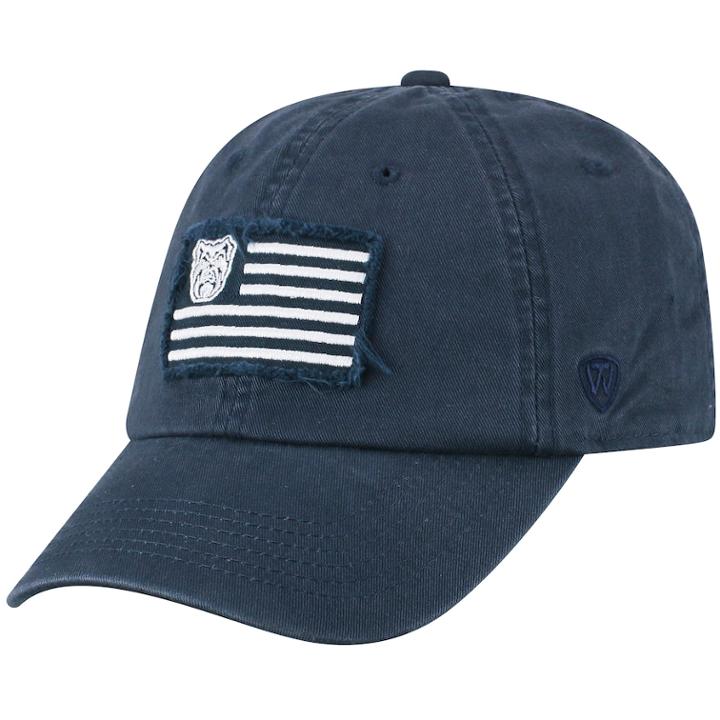 Adult Top Of The World Butler Bulldogs Flag Adjustable Cap, Men's, Blue (navy)