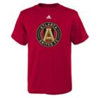 Boy's 8-20 Adidas Atlanta United Fc Logo Tee, Size: M 10-12, Red