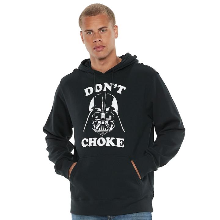 Men's Star Wars Darth Vader Pull-over Hoodie, Size: Xxl, Black