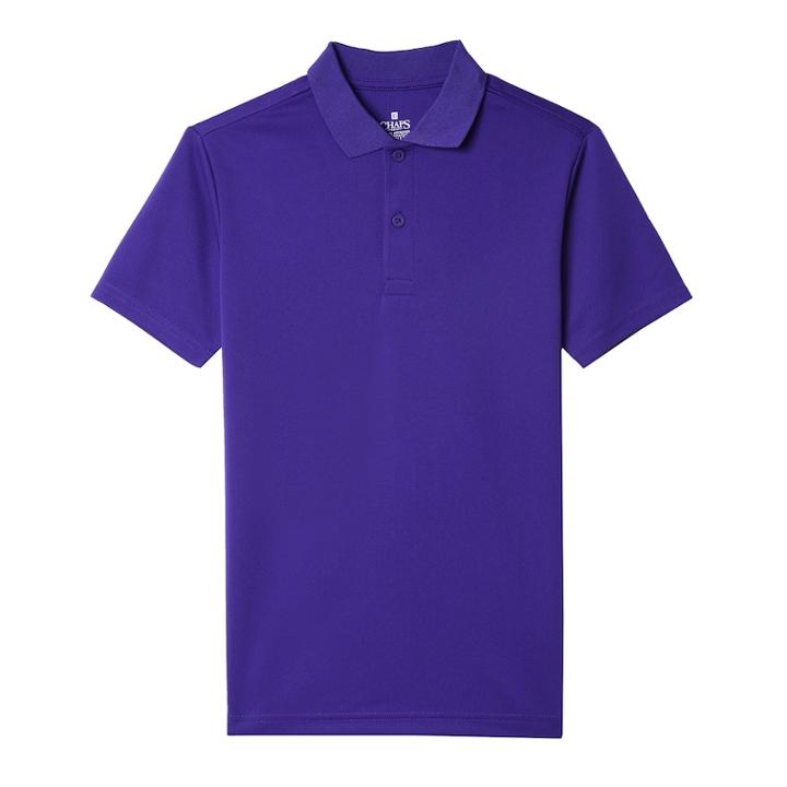 Boys 4-20 Chaps Performance Polo, Size: 8, Purple