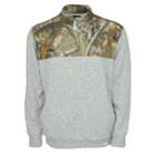 Men's Realtree Impact Quarter-zip Fleece Top, Size: Xl, Black