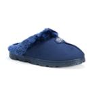 Women's Muk Luks Snowflake Clog Slippers, Size: Medium, Blue (navy)