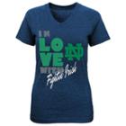 Girls 4-6x Notre Dame Fighting Irish In Love Tee, Girl's, Size: M(5/6), Med Grey