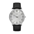 Timex Men's Metropolitan Skyline Leather Watch - Tw2r50000jt, Size: Large, Black