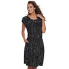 Women's Apt. 9&reg; Cinched T-shirt Dress, Size: Small, Black