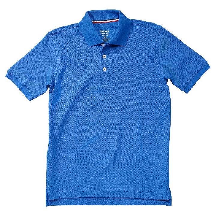 Boys 4-20 French Toast School Uniform Short-sleeve Pique Polo, Boy's, Size: 6-7, Blue (navy)