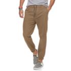 Men's Urban Pipeline&reg; Maxflex Twill Jogger Pants, Size: Xl, Med Beige