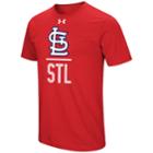 Men's Under Armour St. Louis Cardinals Slash Tee, Size: Medium, Brt Red