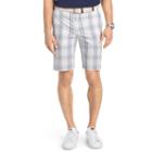 Men's Izod Portsmith Plaid Classic-fit Shorts, Size: 40, Light Grey
