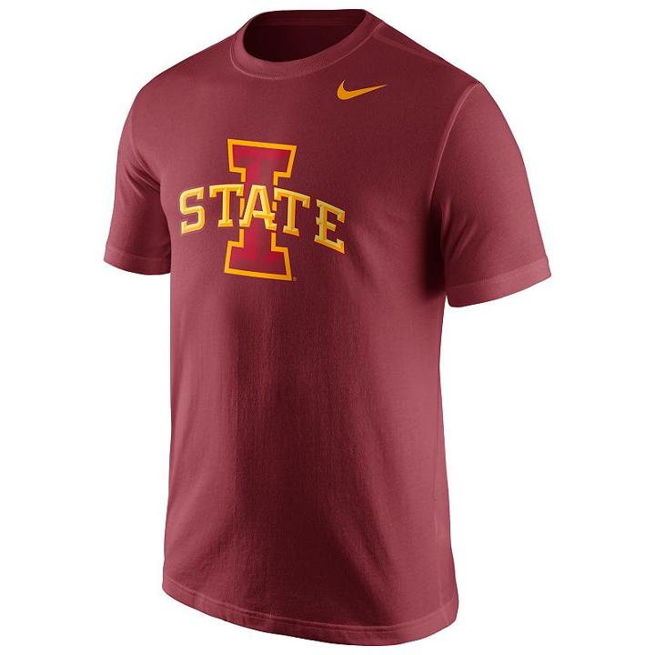 Men's Nike Iowa State Cyclones Logo Tee, Size: Small, Red