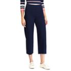 Women's Chaps Crop Wide-leg Ponte Pants, Size: Xl, Blue