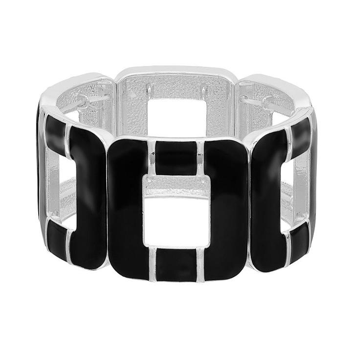 Openwork Square Stretch Bracelet, Women's, Oxford