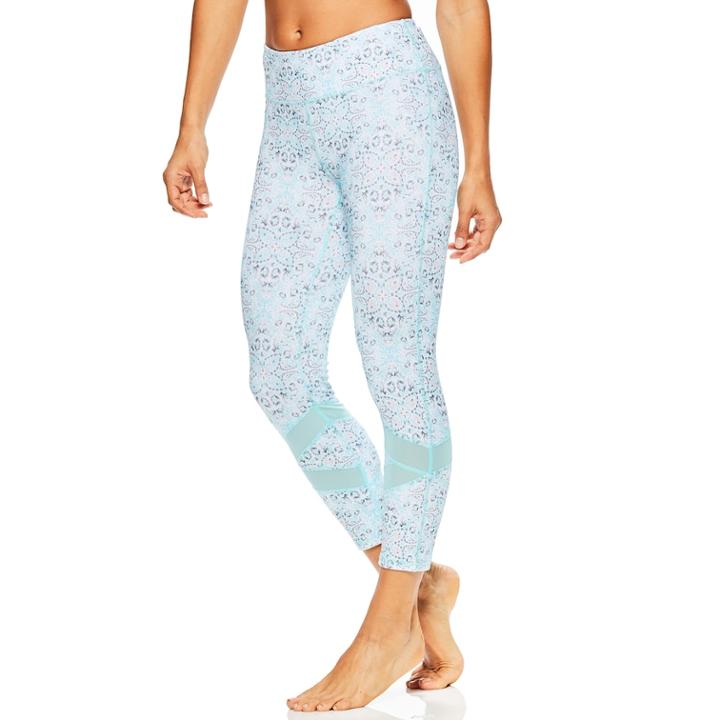Women's Gaiam Om Align Yoga Capri Leggings, Size: Xs, Green