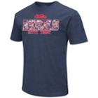 Men's Campus Heritage Ole Miss Rebels Team Color Tee, Size: Small, Blue (navy)