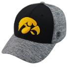 Top Of The World, Adult Iowa Hawkeyes Pressure One-fit Cap, Black