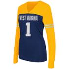 Juniors' Campus Heritage West Virginia Mountaineers Packed Powder Tee, Women's, Size: Xxl, Blue Other