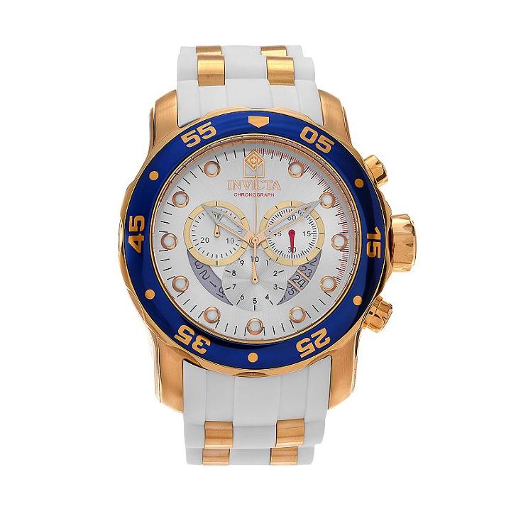 Invicta Men's Pro Diver Chronograph Watch, Multicolor