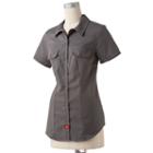 Dickies Performance Twill Work Shirt - Women's, Size: Large, Grey