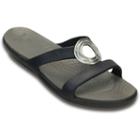 Crocs Sanrah Women's Beveled Circle Sandals, Size: 10, Blue Other