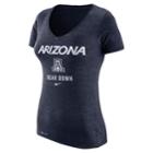 Women's Nike Arizona Wildcats Franchise Tee, Size: Xxl, Blue (navy)