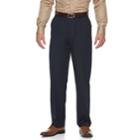 Men's Croft & Barrow&reg; Classic-fit Easy-care Flat-front Dress Pants, Size: 32x34, Blue
